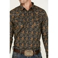 thumbnail image 3 of Cody James Men's Vaquero Paisley Print Long Sleeve Snap Western Shirt - CJHO23W11-DKBLU, 3 of 4
