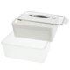 thumbnail image 5 of Contenedor de alimentos frescos, organizador de almacenamiento de frutas y pan con drenaje, 5 of 7
