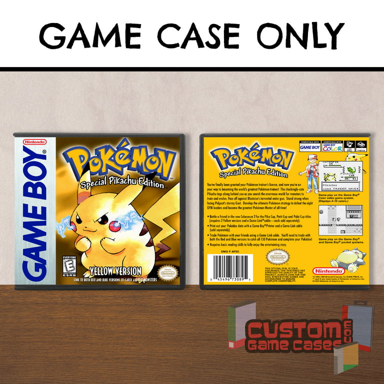 Mediator Lege med Først Pokemon™ Yellow Version: Special Pikachu Edition - (GB) Game Boy - Game  Case with Cover - Walmart.com