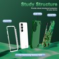 thumbnail image 3 of Avocase for for Samsung Galaxy S26 Case,Glow in The Dark,Shockproof Protection Hard PC Soft Flexible TPU Bumper Drop Protective Protective Phone Cover Case for Galaxy S26,Green Butterfly, 3 of 7