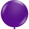 3 Tuftex Plum Purple Round Balloons 24" Made In USA