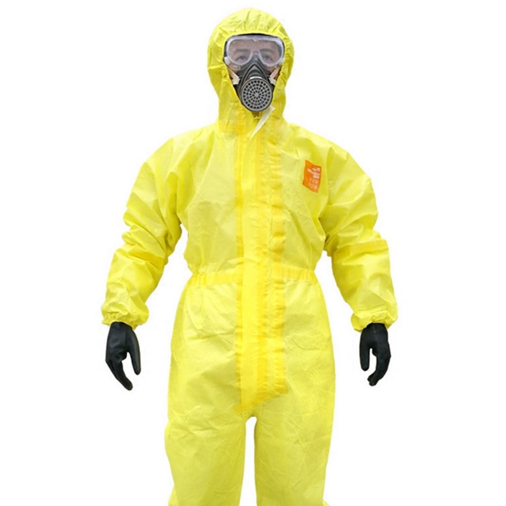 LYUMO 3000 Chemical Liquid Protective Suit Waterproof Acid and Alkali  Protective Coverall , Laboratory Clothing,Protective Clothing 