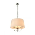thumbnail image 2 of Pasargad Home PGS-10 Azure Metal & Glass Contemporary Chandelier Lights, Chrome & Clear, 2 of 8