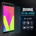 thumbnail image 2 of LG V20 Screen Protector - Invisible Defender Glass [0.33 mm TEMPERED GLASS] Ultimate Clear Shield, High Definition (HD) Quality, Anti-Scratch Technology, 2 of 9