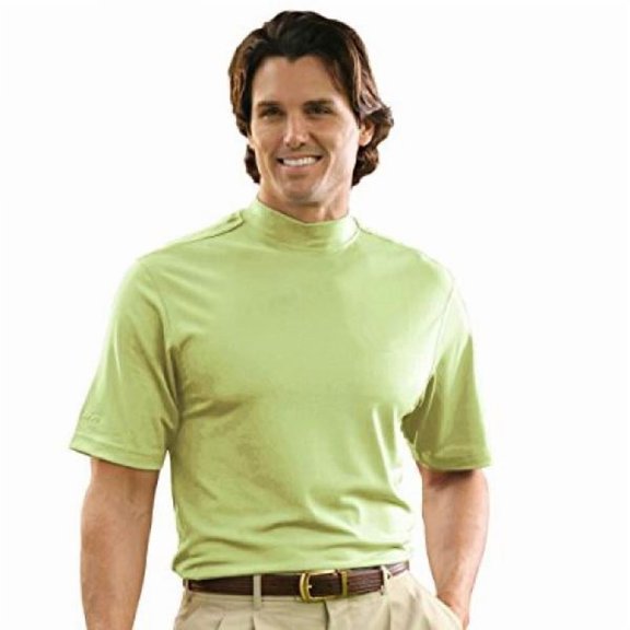 Monterey Club Men's Dry Swing Classic Pique Mock Neck Shirt #3303