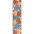 thumbnail image 4 of Well Woven Dorado Senna Modern Floral Ivory Indoor/ Outdoor High-Low Pile 2'7" x 9'10" Runner Rug, 4 of 8