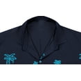 thumbnail image 5 of HAPPY BAY Men's Button Down Hawaiian Shirt Stylish Beach Short Sleeves Aloha Party Casual Tops Summer Funky Holidays Shirts 5XL Night Sky_AE17, 5 of 6