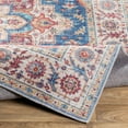 thumbnail image 3 of Surya Iris IRS-2301 30 x 90" Runner Fabric Rug in Blue/Orange/Burgundy, 3 of 4