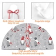 thumbnail image 4 of Lsque Santa with Gifts Print Christmas Tree Skirt, Tree Skirt with Ties or Velcro, Perfect for Holiday Decorations, Halloween, and New Year-48", 4 of 7