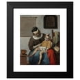 thumbnail image 2 of Gabriel Metsu 15x18 Black Modern Framed Museum Art Print Titled - The Sick Child (C. 1664 - C. 1666), 2 of 5