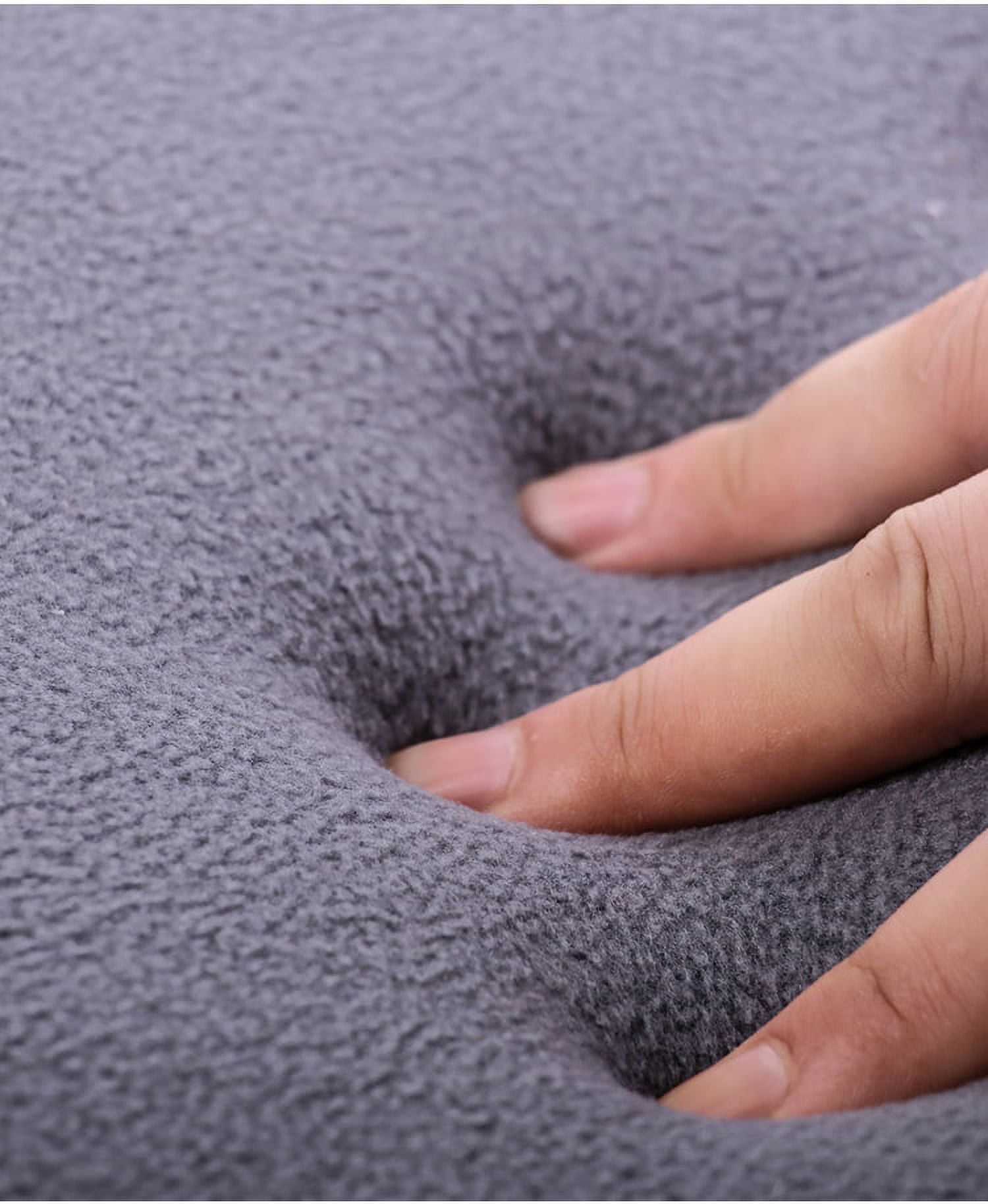 Dog Bed Crate Pad Mat Cute Paw Pet Beds for Large dog,Washable Dog Sleeping Mattress with Anti Slip Bottom