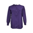 thumbnail image 2 of M&M SCRUBS Women's Scrub Jacket Warm Up Lightweight Medical Scrub Jacket - Pack of 6 Set (Purple, Small), 2 of 6