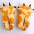 thumbnail image 6 of Naierhg 1 Pair Cotton Slippers Cute Cartoon Super Soft Comfortable Anti-slip Keep Warm Gift Women Men Animal Claw Winter Plush Slippers for Bedroom for Home Blue, 6 of 8
