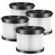 thumbnail image 1 of HEPA Dry Filter Replacement Compatible with Milwaukee 49-90-0160, 49-90-1951, Fit for 0882-20 M18 Compact Vacuum, Pack of 4, 1 of 5