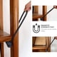 thumbnail image 4 of 2 uds. Clips magnéticos para sujetar cortinas, cuerda hacia atrás, hebillas para sujetar cortinas, carpetas para cortinas, para decoración del hogar, cafetería, oficina Adepaton 2034746-3, 4 of 9