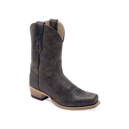 

Old West Women s Western Boot Square Toe Black 9 M US
