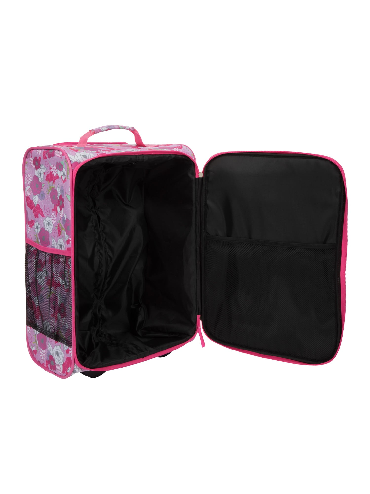 Bioworld 18 inch Disney Princess Soft Sided Softside Kids Rolling Pilot Case Luggage