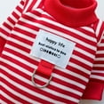 thumbnail image 3 of Cozy Pet Clothes Winter Warm Striped Sweater With Leash Hook for Small Medium Cats and Dogs, 3 of 5
