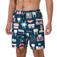 thumbnail image 2 of Fotbe Dental Men’s Swim Trunks Quick Dry Swim Shorts Board Shorts with Mesh Lining-Medium, 2 of 9