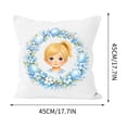 thumbnail image 1 of Easter Character Painting Series Cushion - Gift For Kids Soft Throw Pillow For Children's Room Decor Easter Basket Stuffer, 1 of 5
