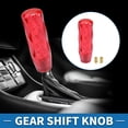thumbnail image 2 of Unique Bargains Universal Gear Shift Knob Acrylic Car for Automatic and Manual Vehicle with 2 Adapter Red 1Set, 2 of 7