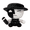 Black, variant on Artful Plush, 9.8 Inch Super Soft and Huggable Plush Toy, Artful Plushie for Game Fans, Collectible Stuffed Animal for All Ages