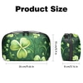 thumbnail image 5 of Saint Patrick's Day Waterproof Oxford Cloth PC Case Travel Organizer Charge Cord Storage Box, 5.9x9.44x3.14 in, Black, 5 of 6