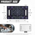 thumbnail image 7 of Yuyamidu Boho Flower Blossom Golf Cart Seat Cover for 2 Seats Purple Golf Cart Seat Blanket with Front Pockets Universal Golf Cart Accessory, 7 of 7