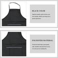 thumbnail image 2 of MEIBUTYUP Black Polyester Hairdresser Apron for Salon and Kitchen 3Pcs, 2 of 6