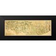 thumbnail image 2 of Fava 24x11 Black Modern Framed Museum Art Print Titled - Baltimore and Ohio Railroad Metro Branch 1890, 2 of 5