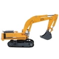 thumbnail image 2 of Excavadora de simulación 1:87 con pista enrollable, modelo de coche de ingeniería de aleación, regalo para niños, 2 of 9