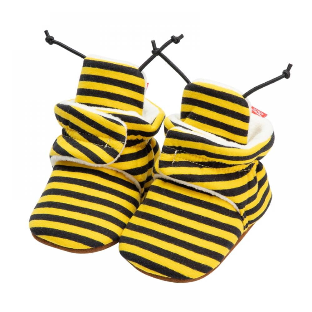Newborn Toddler Infant Baby Crib Shoes Girls Boys Anti-slip Cotton Socks Boots W 