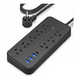 thumbnail image 1 of Regleta cargador Multicontactos BLOOSOM 8 Salidas 3 USB 1 Tipo C, 1 of 5