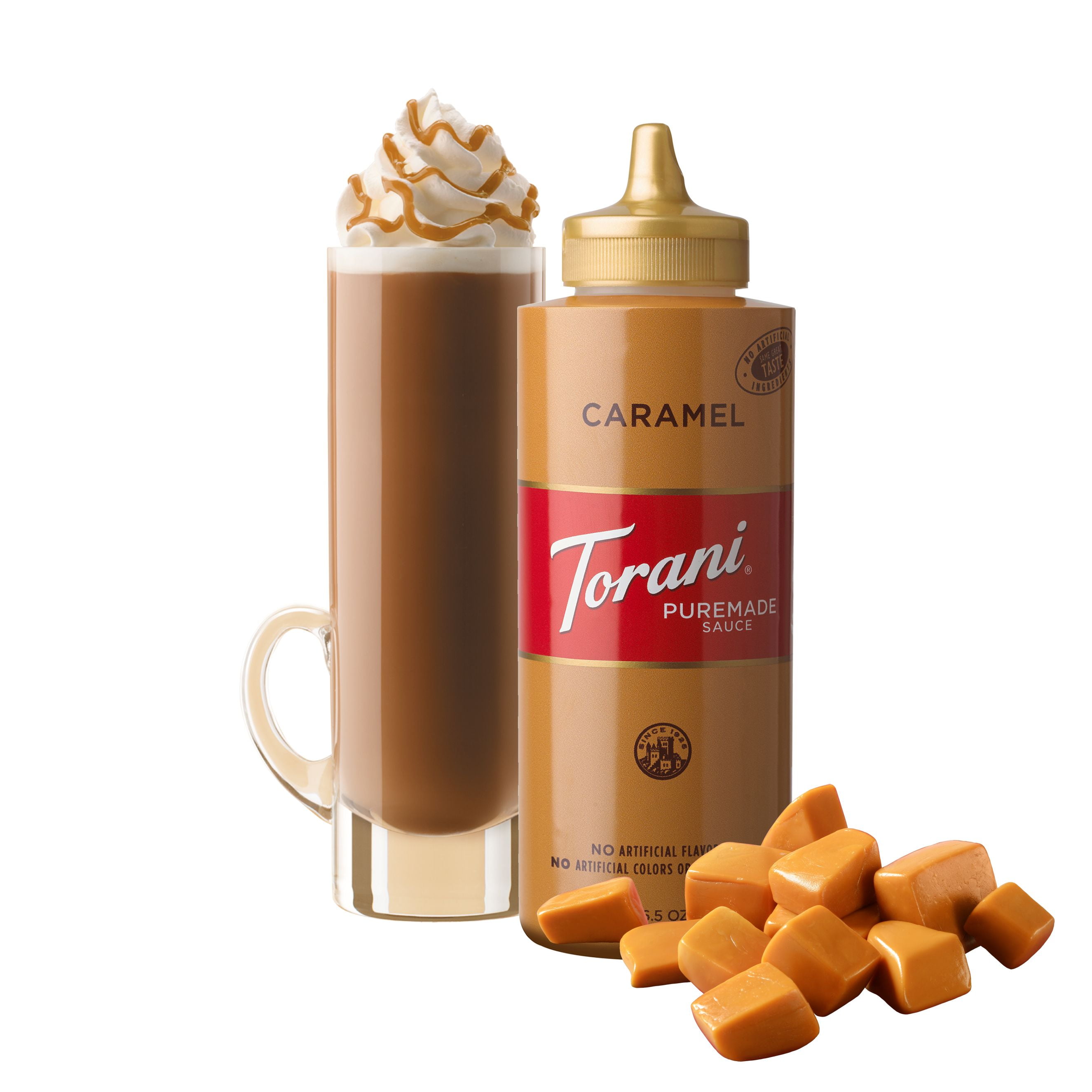 Caramel sauce for coffee outlet