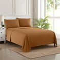 thumbnail image 2 of Sweet Home Collection 1800 Series Bed Sheets - Extra Soft Microfiber Deep Pocket Sheet Set - Mocha, Queen, 2 of 6