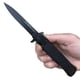thumbnail image 1 of Cuchillo de campo de acero inoxidable negro, cuchillo plegable portátil para exteriores, cuchillo táctico de alta dureza, cuchillo de autodefensa multiusos de apertura rápida, 1 of 3