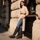 thumbnail image 2 of Botas para Mujer DREAM PAIRS Altas hasta la Rodilla con Cierre Lateral Marrón, 2 of 9