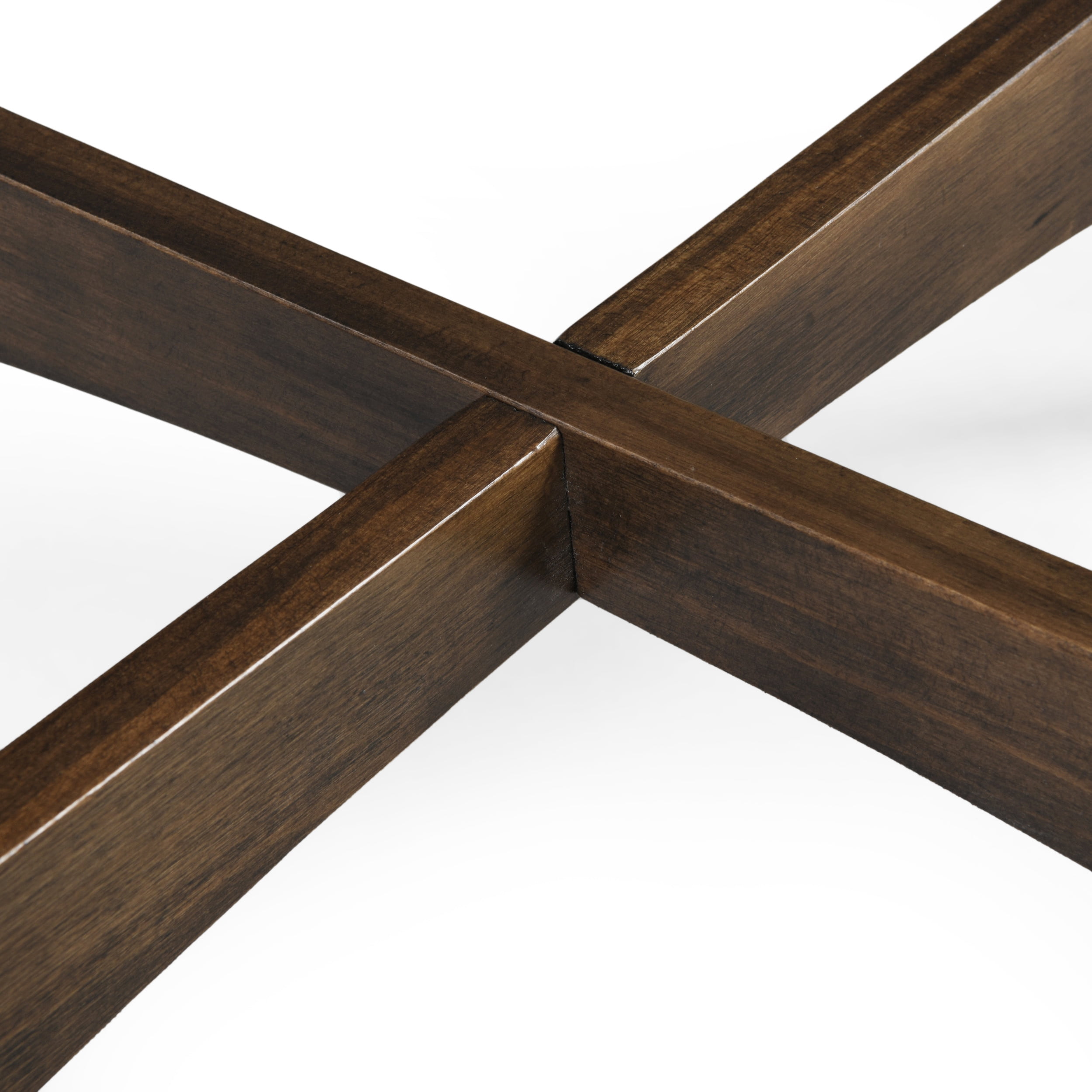 Noble House Hiland Round Wood End Table for Living Room, Brown