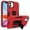 Red+Black, variant on for iPhone 12 Mini Case: Military Grade Protection Shockproof Phone Cover Build-in Hidden Kickstand & Rugged TPU Shell | Matte Durable Drop Proof Heavy Duty Case,Green Rose