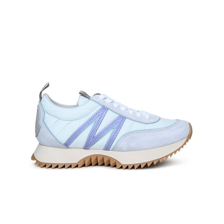

Moncler Woman Pacey Sneakers In Light Blue Polyamide