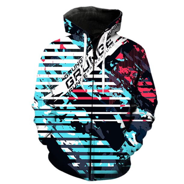Sudadera con capucha y cremallera para hombre, traje de carreras, moda 2024, gran oferta, ropa de calle, sudaderas de hip hop de gran tamaño, camisetas casuales con estampado 3D para adolescentes.