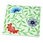 The Crabby NOok Ceramic Exotic Flower Design Kitchen and Dining Serveware Accessories (Trivet or Hot Pad)