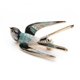 thumbnail image 2 of Broche de Animal de golondrina de cristal encantador de primera calidad, Pin para solapa con insignia, joyería para mujer, 2 of 5