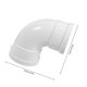 thumbnail image 2 of AURARMLET 6Ud De Codo Para Tuberías PVC Ideal Para Instalaciones De Agua Y Electricidad, 2 of 7