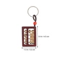 thumbnail image 2 of LOLIPPYY Retro Brown Wooden Abacus Keychain - 1 Piece Decorative Key Holder Accessory for Keys, 2 of 8