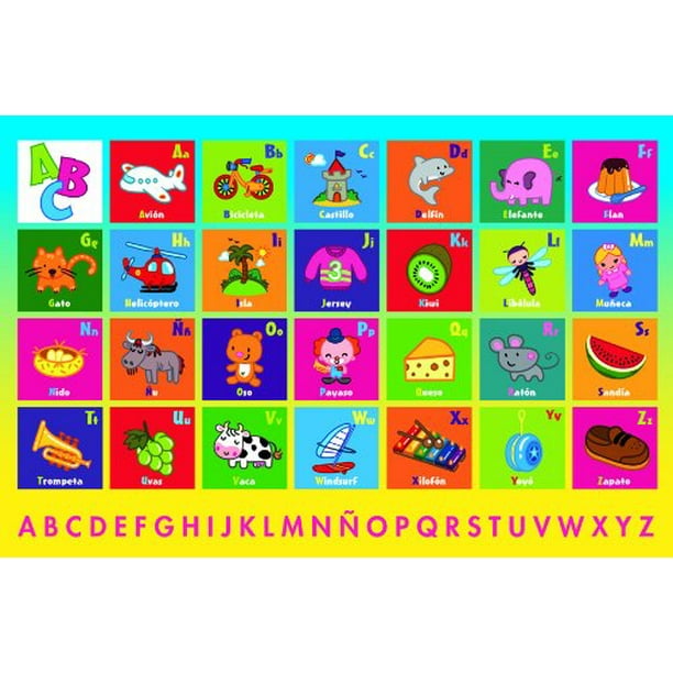 Spanish Alphabet24 Piece Floor Puzzle, 24 pieces By Ceaco Walmart