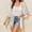 White, variant on HOMBOM Swim Cover Up for Women Swim Cover Up Holiday Open Front Ladies Beach Cardigan