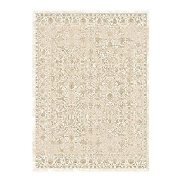 Tapis de Zone Colosseo Os 3564-0023-BONE, Os - 2 Pi. 2 Po. x 7 Pi. 7 Po.