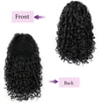 thumbnail image 5 of 14Inch Drawstring Ponytail for Black Women Short Fluffy Kinky Curly Pony Tails Synthetic Hair Pieces, 5 of 7