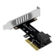 thumbnail image 1 of [PH49 media altura] Tarjeta expansión PCIE a SFF-8643 8643 adaptador puerto servidor tarjeta nvme ssd conector unidad estado sólido (deflector media altura), 1 of 6